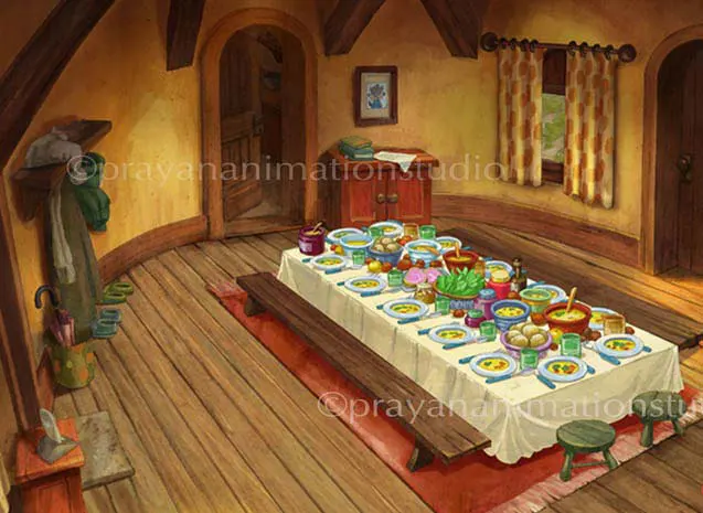 Dining Room BG Painting